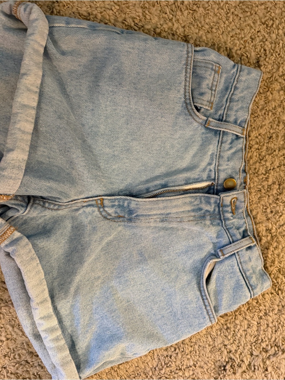 Classic Light Blue Women's Denim Shorts